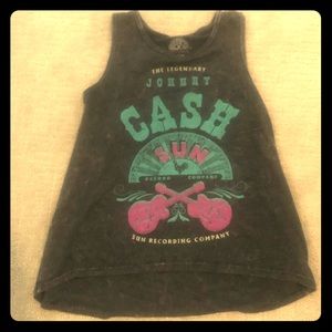 Johnny Cash Hi/Lo tank